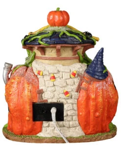 Lemax Spooky Town - Sugared Pumpkin Candy Shop -Schattenfest Verkäufe lemax spooky town sugared pumpkin candy shoppe halloween dekoration spooky town gebaeude 53843 04