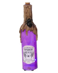 Leuchtende Glas Giftflasche Spider Venom 30cm