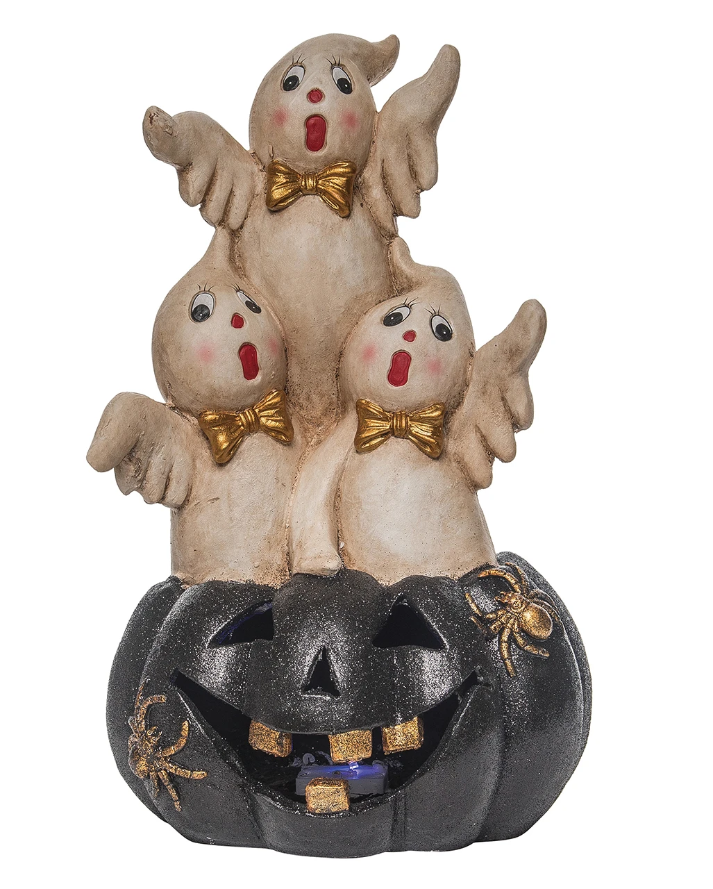 Leuchtender Kürbis Mit Singendem Geistertrio 50cm 1 Leuchtender Kürbis Mit Singendem Geistertrio 50cm