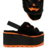 Lilly Jack O'Lantern Plateausandalen
