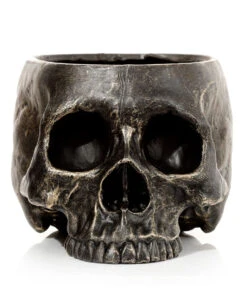 Marmorierter Gothic Totenkopf Pflanzentopf -Schattenfest Verkäufe marmorierter gothic totenkopf pflanzenschale gothic totenschaedel pflanzenschale gothic skull plant pot 54615 03