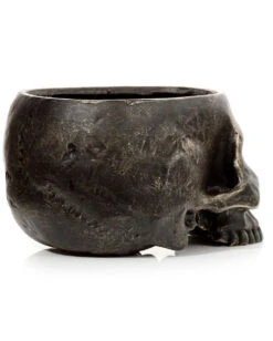 Marmorierter Gothic Totenkopf Pflanzentopf -Schattenfest Verkäufe marmorierter gothic totenkopf pflanzenschale gothic totenschaedel pflanzenschale gothic skull plant pot 54615 05