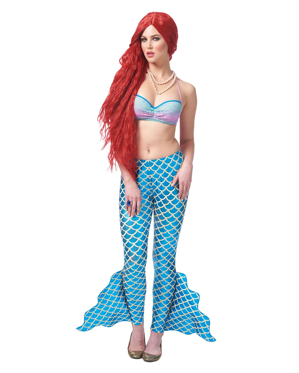 Meerjungfrau Hose Mit Flossen Blau 1 Meerjungfrau Hose Mit Flossen Blau