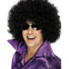 Mega-Afro Perücke Schwarz
