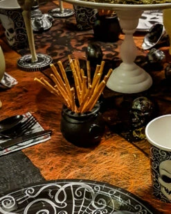 Mini Hexenkessel 12er Packung -Schattenfest Verkäufe mini hexenkessel halloween hexenkessel trick or treat koerbchen suesses oder saures geschenk kessel 19461 2