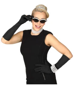 Miss Golightly Kostüm Zubehör Set 4 Tlg -Schattenfest Verkäufe miss golightly kostuem zubehorr set 4 tlg 38115 03
