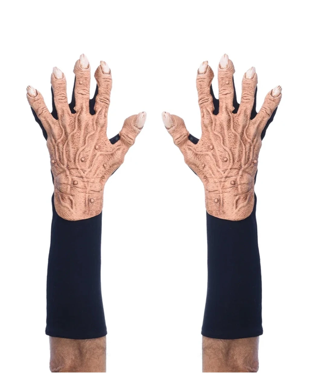 Monster Handschuhe Flesh Hautfarben 1 Monster Handschuhe Flesh Hautfarben