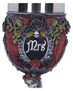 Mrs Gothic Kelch 21cm -Schattenfest Verkäufe mrs gothic kelch mrs gothic goblet gothic hochzeit gothic geschirr gothic kelch 54630 05