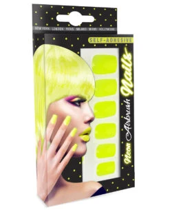 Neon Airbrush Fingernägel Neon Gelb 5 Neon Airbrush Fingernägel Neon Gelb -Schattenfest Verkäufe neon airbrush fingernaegel neon gelb neon fingernails neon yellow falsche fingernaegel 36696 03 2