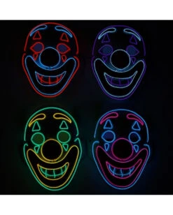 LED String Clown Maske
