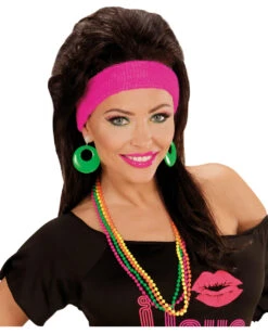 4 Neonfarbene Perlenketten