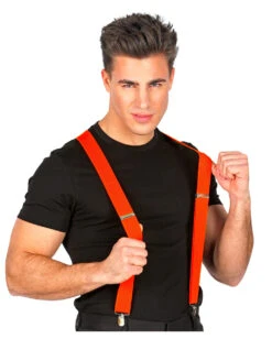 Hosenträger Neonorange -Schattenfest Verkäufe neonorange hosentraeger neon orange suspenders 80er jahre kostuemzubehoer 24151 03