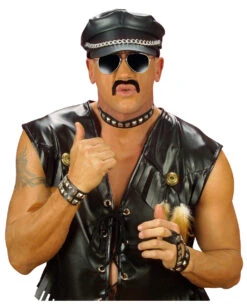 Nieten Armband Economy -Schattenfest Verkäufe nieten armband economy schwarzes kunstlederarmband mit pyramidennieten aus metall gothicschmuck punker accessoire 20125 2