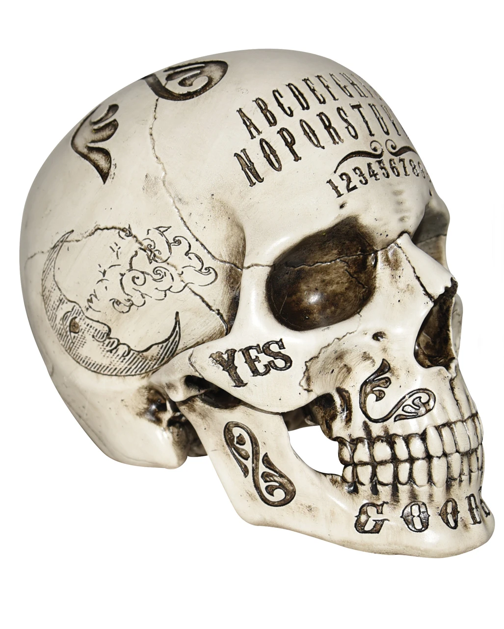 Okkulter Ouija Totenkopf 21cm 3 Okkulter Ouija Totenkopf 21cm – Bild 3