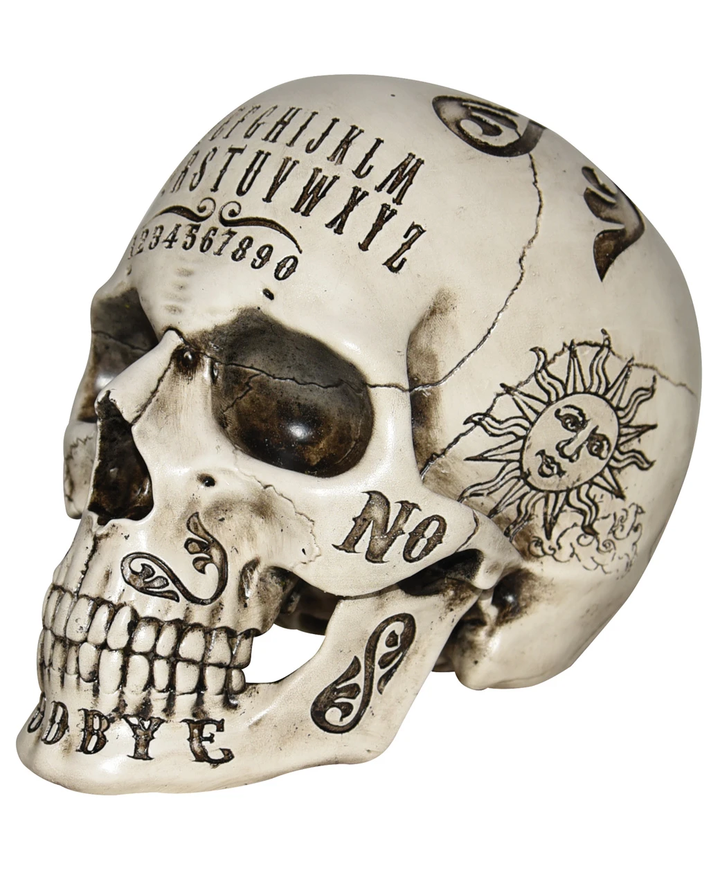 Okkulter Ouija Totenkopf 21cm 1 Okkulter Ouija Totenkopf 21cm