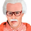 Opa Perücke Mit Glatze - Schnurrbart & Brille