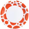 Orange Dots Pappteller 8 St.