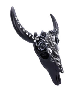 Ouija Brett Tierschädel Mit Hörnern -Schattenfest Verkäufe ouija brett tierschaedel hexenbrett tierschaedel spirit board animal skull with horns 51019 03