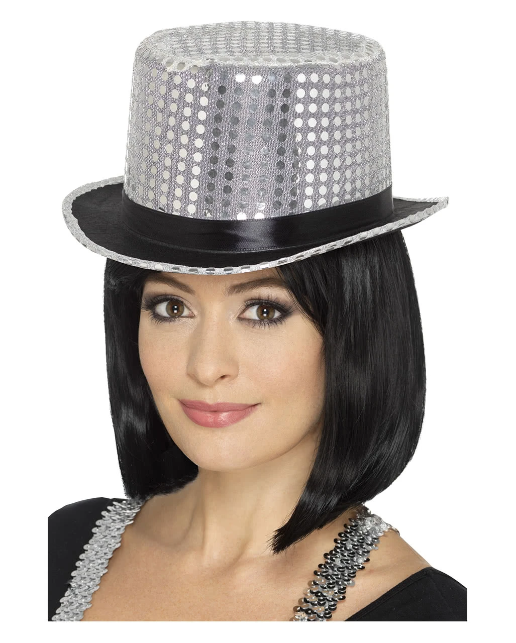 Pailletten Zylinder Silbern 2 Pailletten Zylinder Silbern – Bild 2