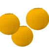 Papier Lampion Set 3 Tlg. Gelb