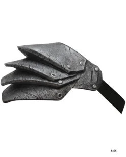 Gladiator Schulterpanzer Silbern -Schattenfest Verkäufe pauldron silver schulterpanzer fuer fasching und halloween party 26342 2