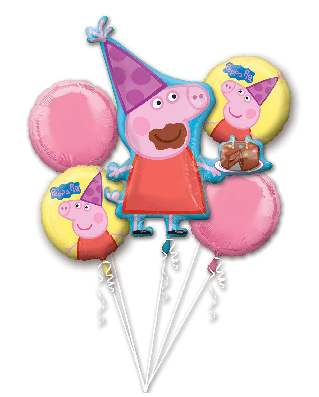 Peppa Pig Folienballon Bouquet 1 Peppa Pig Folienballon Bouquet