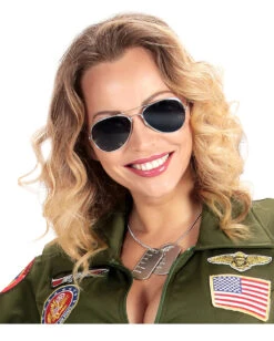 Polizei / Pilotenbrille -Schattenfest Verkäufe pilotenbrille polizeibrille spiegelbrille flieger brille aviator brille kostuem brille 17211 002