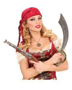 Piraten Amulett Mit Halskette 6 Piraten Amulett Mit Halskette -Schattenfest Verkäufe piraten halskette seeraueber kostuemschmuck bild3 27021