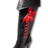 Piraten Stiefel Mit Roter Schleife