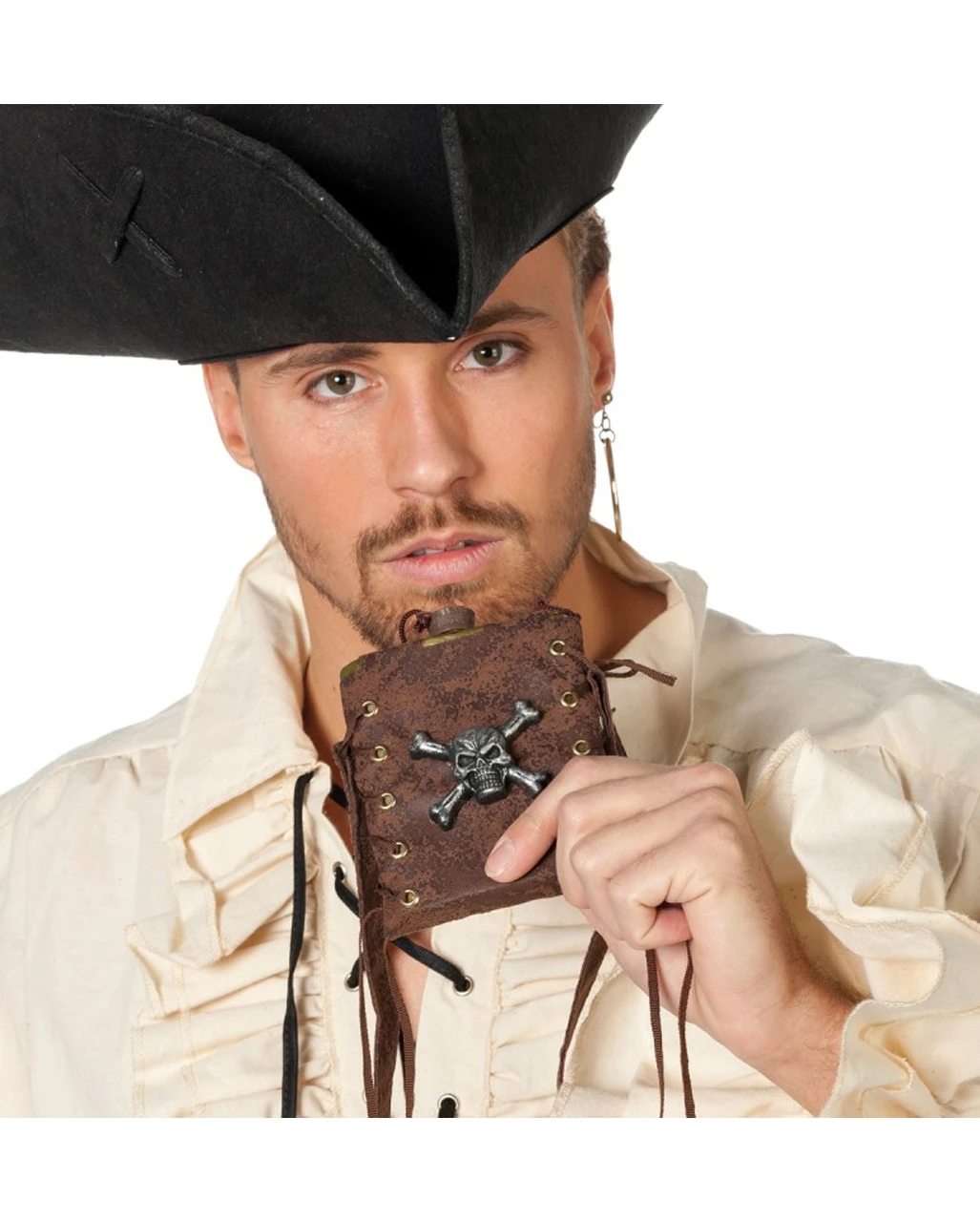 Piraten Trinkflasche In Umhängetasche 2 Piraten Trinkflasche In Umhängetasche – Bild 2