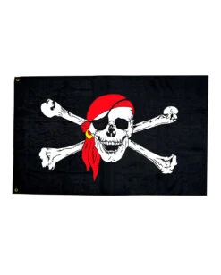 Piratenfahne Mit Totenkopf 130x80 Cm