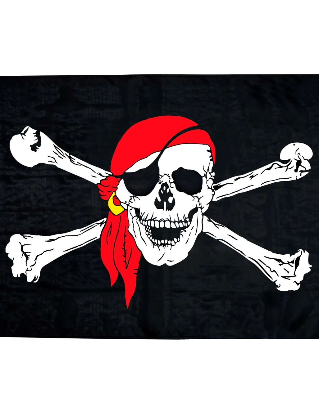Piratenfahne Mit Totenkopf 130x80 Cm 2 Piratenfahne Mit Totenkopf 130x80 Cm – Bild 2