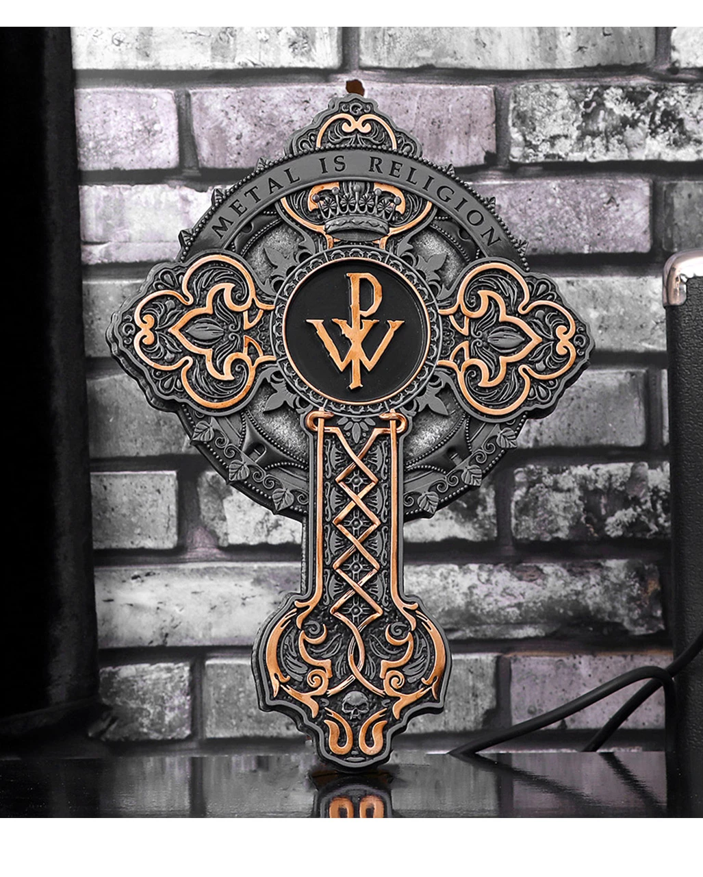 Powerwolf Metal Is Religion Wand Relief 31cm 7 Powerwolf Metal Is Religion Wand Relief 31cm – Bild 7