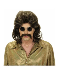 Proll Perücke Wolle Braun