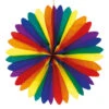 Regenbogen Dekofächer 50cm