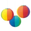Regenbogen Lampions 3 St.