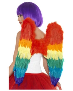 Regenbogen Flügel -Schattenfest Verkäufe regenbogenfluegel rainbow wings gay pride partyzuebehoer bild4 28232
