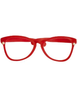 Clown Riesenbrille Rot