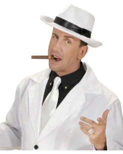 Ring Mit Weißem Schmuckstein -Schattenfest Verkäufe ring mit weisen schmuckstein eckiger mafia ring kostuem accessoire 18479 03