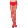 Rote 80s Netzstrumpfhose