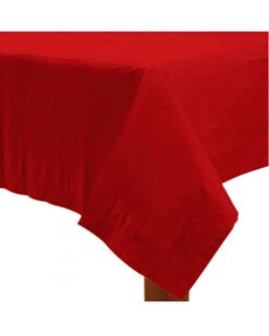 Rote Papiertischdecke 1,37 X 2,74 M