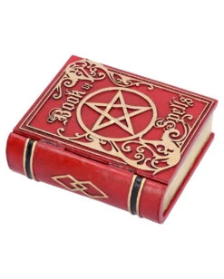 Rotes Buch Der Zaubersprüche Schatulle -Schattenfest Verkäufe rotes buch der zaubersprueche schatulle red book of spells jewellery box gothic wohnaccessoires 50625 05