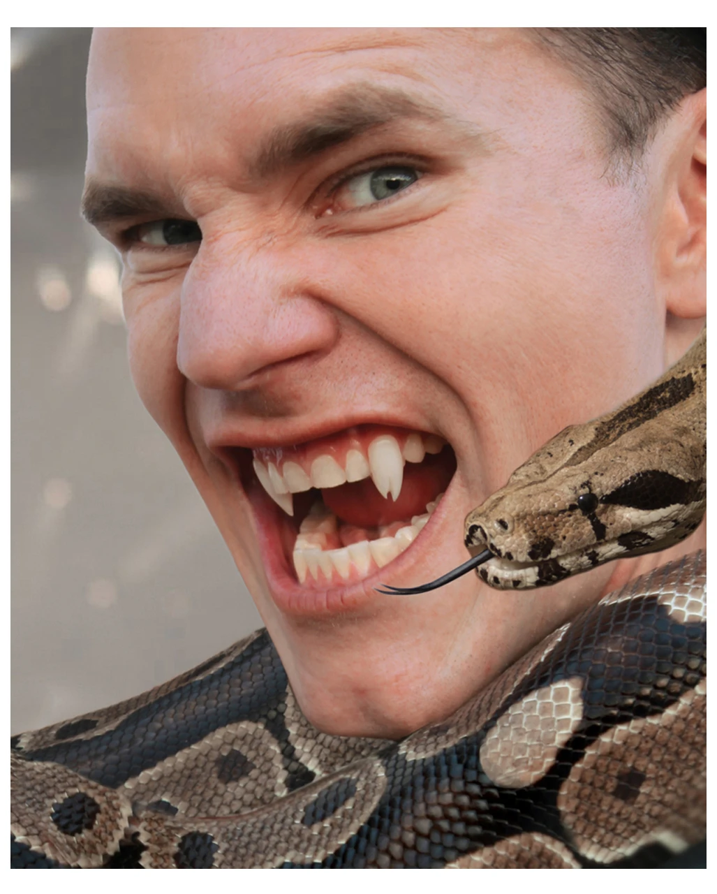 Scarecrow Viper Split Vampirzähne 4 Scarecrow Viper Split Vampirzähne – Bild 4