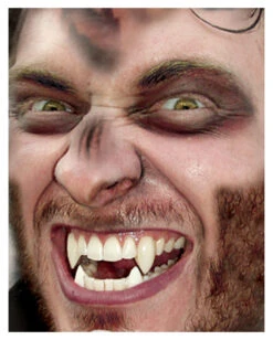 Werwolf Fangs Doppeleckzähne 5 Werwolf Fangs Doppeleckzähne -Schattenfest Verkäufe scarecrow werwolf eckzaehne werwolf deluxe zaehne von scarecrow 15293 03