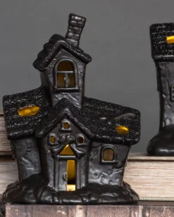 Scary Glitter Geisterhaus Deko Mit LED 7 Scary Glitter Geisterhaus Deko Mit LED -Schattenfest Verkäufe scary glitter geisterhaus deko mit led scary glitter light up haunted house halloween spukhaus deko 53048 4