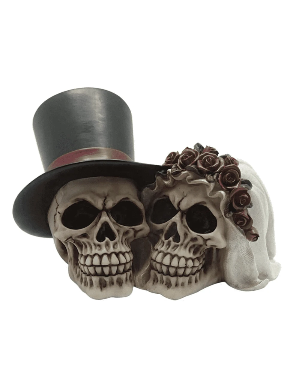 Hochzeitspaar Totenschädel Deko 1 Hochzeitspaar Totenschädel Deko