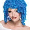 Schillerlocken Perücke Türkis