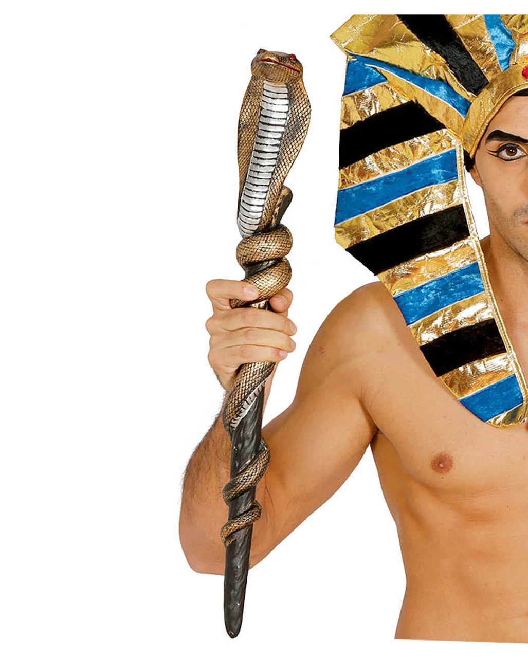 Ägyptisches Schlangenzepter 60 Cm 1 Ägyptisches Schlangenzepter 60 Cm