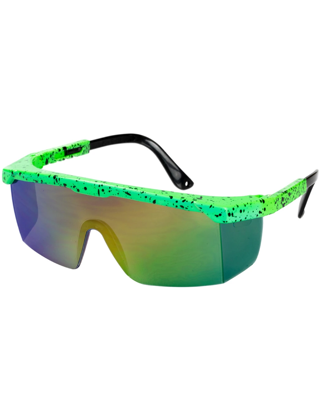 "Schnelle Brille" 80er Jahre Style Grün 2 "Schnelle Brille" 80er Jahre Style Grün – Bild 2