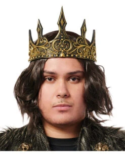 Schwarz-goldene Königskrone